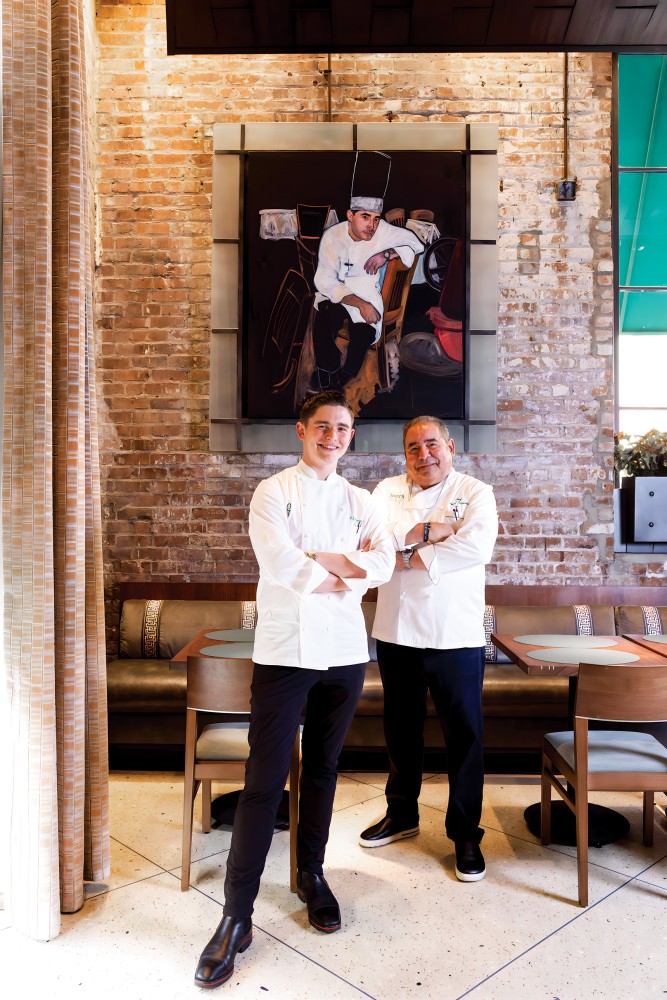 Father-son team at Emeril’s iconic restaurant. 