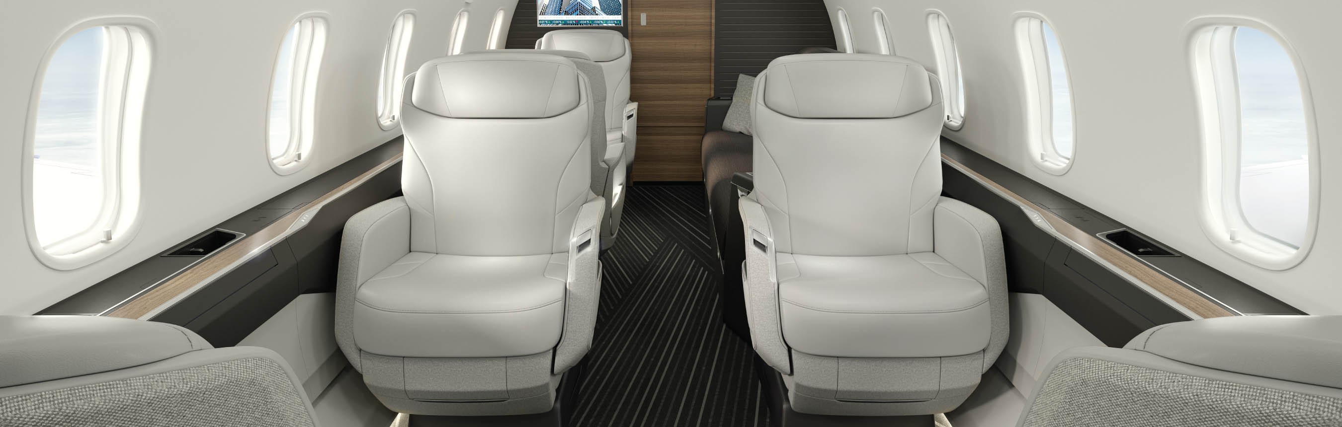 Challenger 3500 cabin